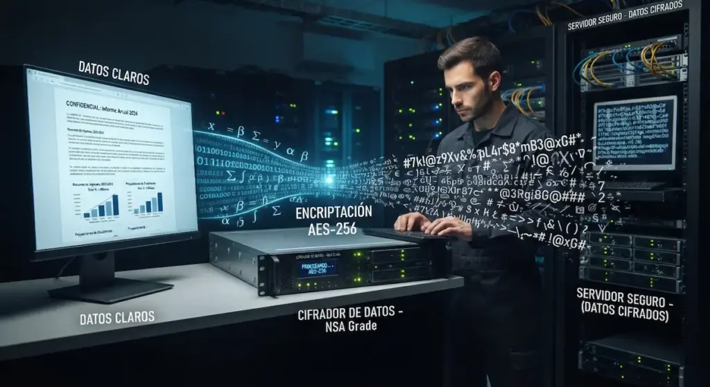 Cifrado de datos en empresas
